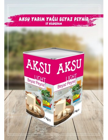 17 KG  BEYAZ PEYNİR  YARIM YAĞLI - AKSU