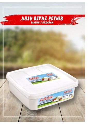 5 KG  BEYAZ PEYNİR - PLASTİK  AKSU