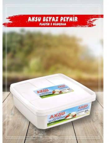 5 KG  BEYAZ PEYNİR - PLASTİK  AKSU