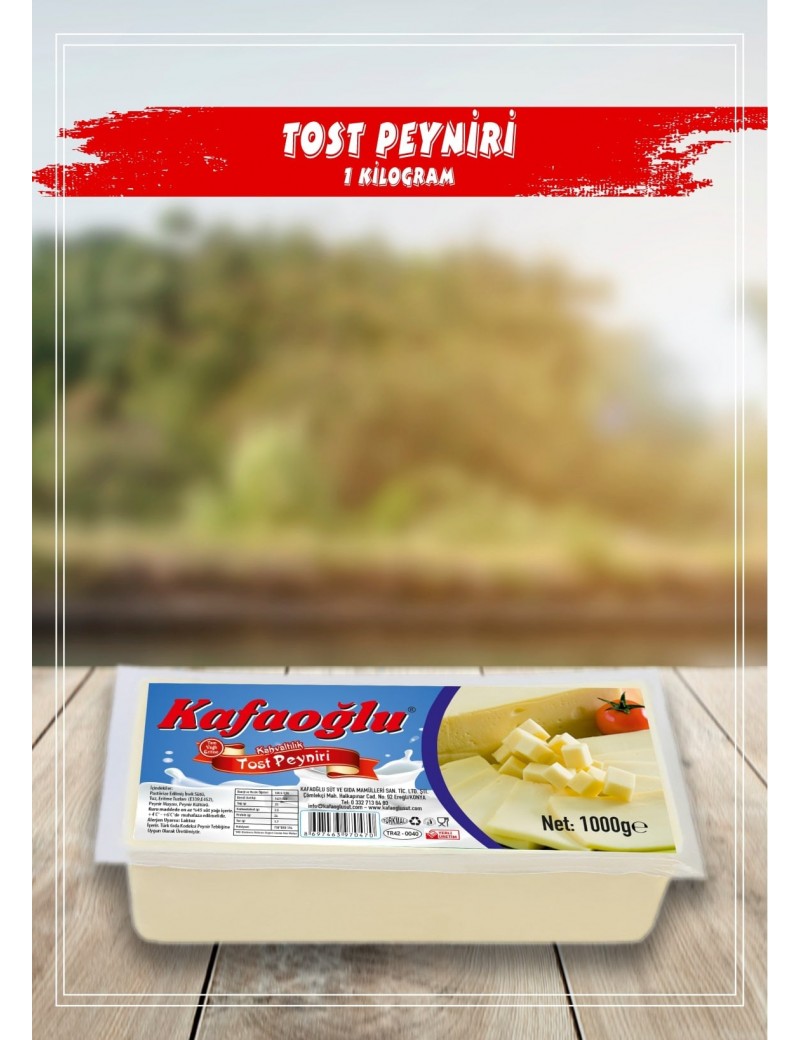 1 KG - ERİTME TOST PEYNİRİ  - KAFAOĞLU