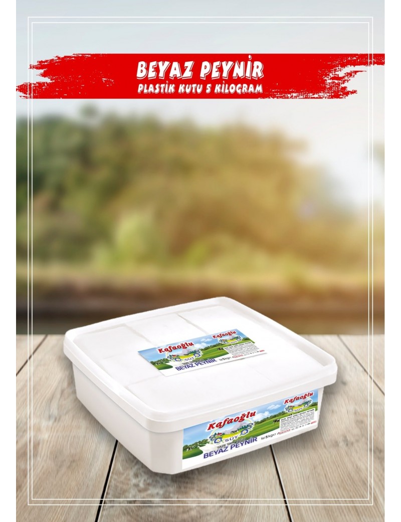 5 KG  BEYAZ PEYNİR - PLASTİK  KAFAOĞLU