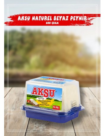 600 GR  NATUREL BEYAZ PEYNİR - AKSU