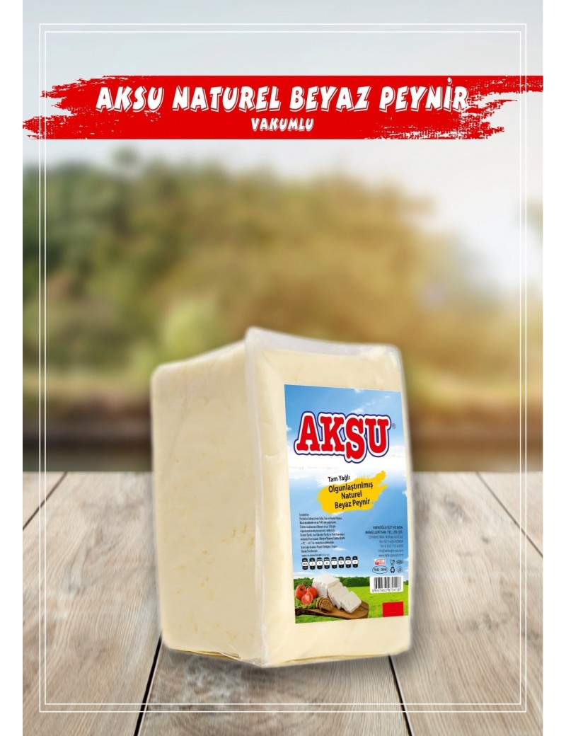VAKUMLU NATUREL BEYAZ PEYNİR - AKSU